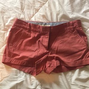 Jcrew 3inch chino shorts. Salmon colored